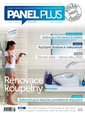 Obálka e-magazínu Bydlení mezi Panely PANEL PLUS 1/2016