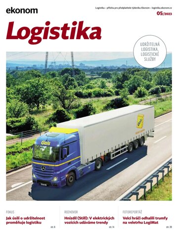 Obálka e-magazínu Ekonom 22 - 25.5.2023 Logistika