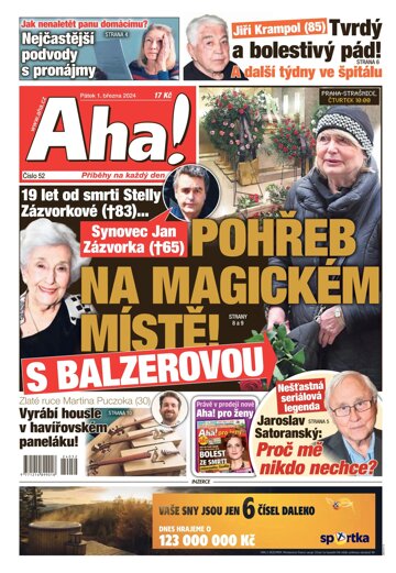 Obálka e-magazínu AHA! 1.3.2024