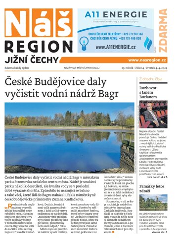 Obálka e-magazínu Náš Region - Jižní Čechy 14/2024