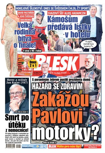 Obálka e-magazínu Blesk 25.5.2024