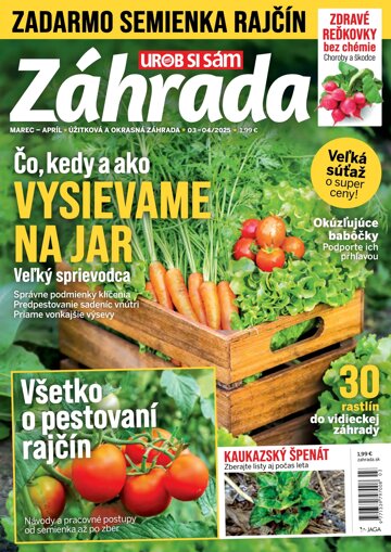 Obálka e-magazínu Záhrada 2025 03-04