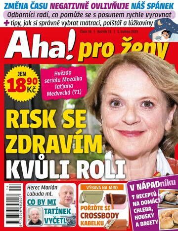 Obálka e-magazínu AHA! pro ženy 14/2025