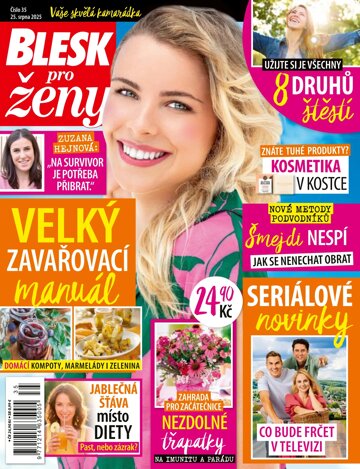 Obálka e-magazínu Blesk pro ženy 35/2025