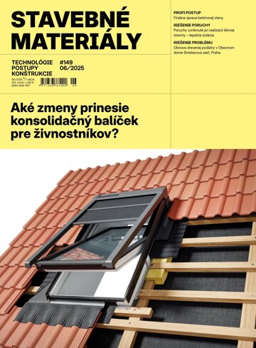 Obálka e-magazínu Stavebné materiály 6/2025