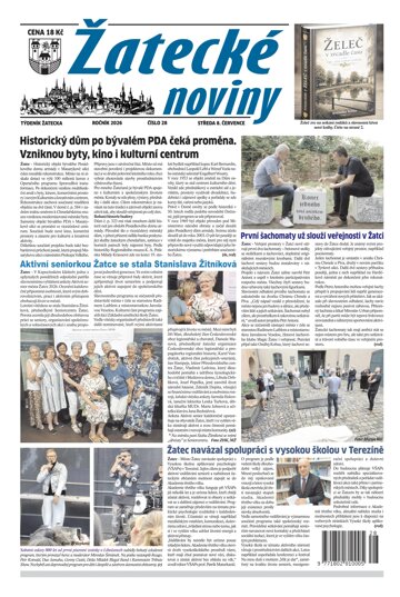 Obálka e-magazínu Žatecké noviny 28/2026