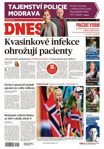 Obálka e-magazínu MF Dnes 10.9.2026