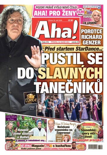 Obálka e-magazínu AHA! 16.9.2026