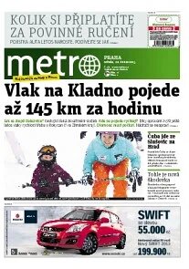 Obálka e-magazínu deník METRO 20.2.2013