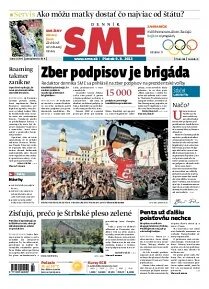 Obálka e-magazínu SME 9.8.2013