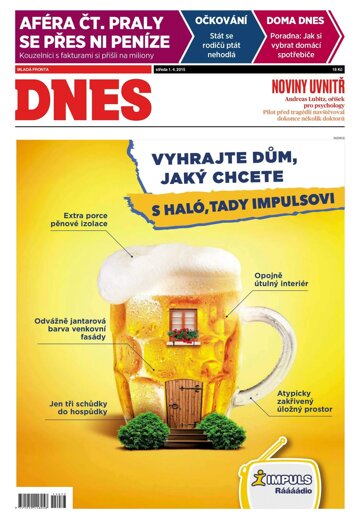 Obálka e-magazínu MF Dnes 1.4.2015