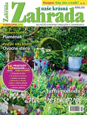 Obálka e-magazínu Naše krásná zahrada 4/2015