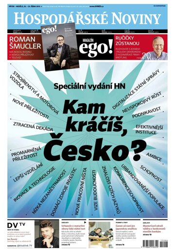 Obálka e-magazínu Hospodářské noviny 206 - 23.10.2015