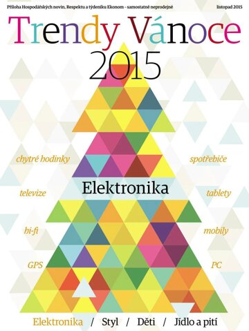 Obálka e-magazínu Respekt - příloha Trendy Vánoce 2015