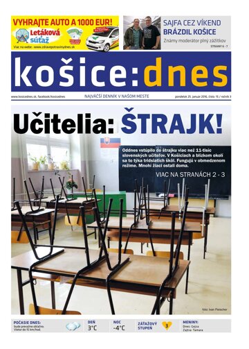Obálka e-magazínu košice:dnes 25.1.2016