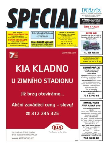 Obálka e-magazínu Special 4/2016