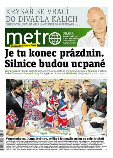 Obálka e-magazínu deník METRO 1.9.2017