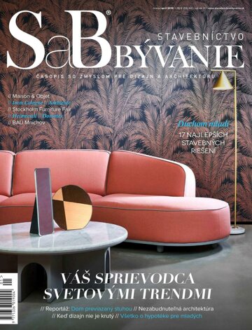 Obálka e-magazínu SaB Stavebnictvo a byvanie marec/april 2019