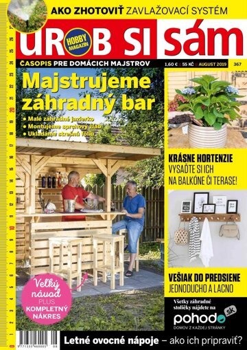 Obálka e-magazínu Urob si sám 8/2019