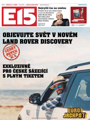 Obálka e-magazínu E15 21.2.2020