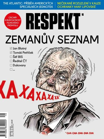 Obálka e-magazínu Respekt 16/2021