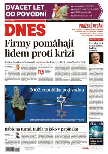 Obálka e-magazínu MF Dnes 13.8.2022