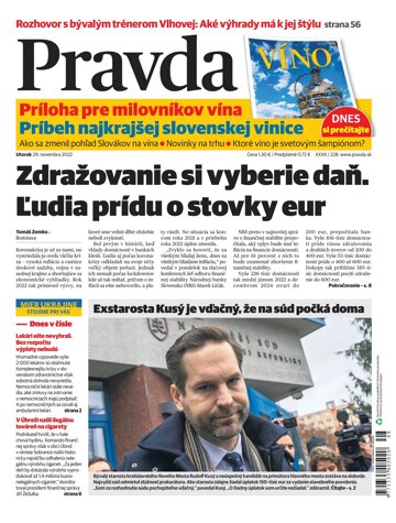 Obálka e-magazínu Pravda 29. 11. 2022