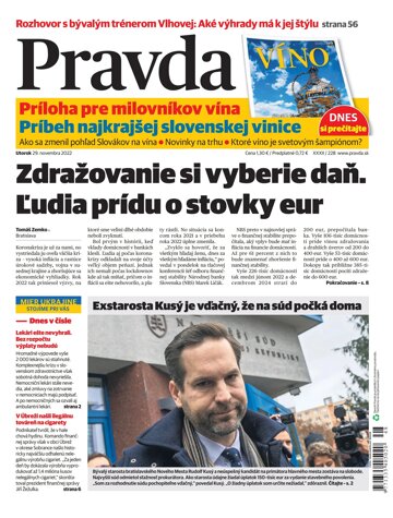 Obálka e-magazínu Pravda 29. 11. 2022