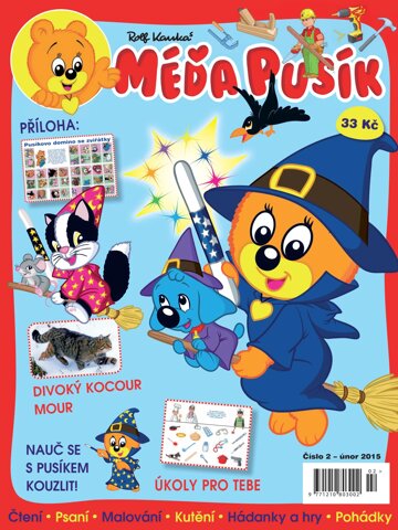 Obálka e-magazínu Méďa Pusík 2/2015