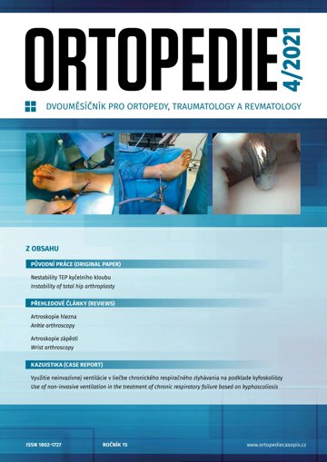 Obálka e-magazínu Ortopedie 4/2021
