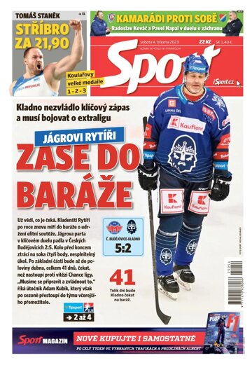 Obálka e-magazínu Sport 4.3.2023