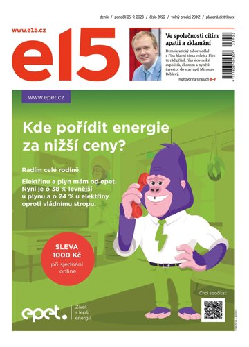 Obálka e-magazínu E15 25.9.2023
