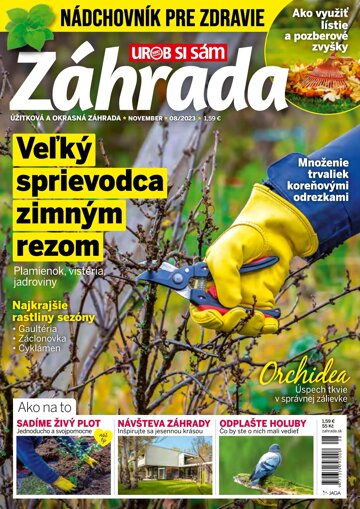 Obálka e-magazínu Záhrada 2023 08