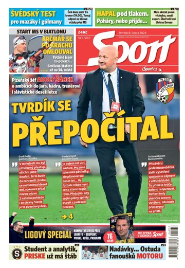 Obálka e-magazínu Sport 8.2.2024