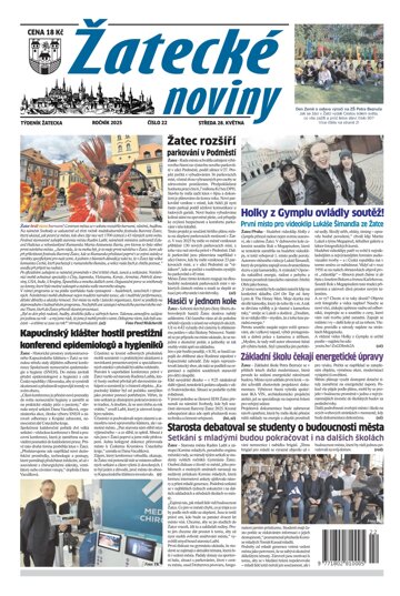 Obálka e-magazínu Žatecké noviny 22/25