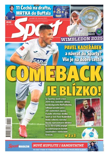Obálka e-magazínu Sport 30.6.2025