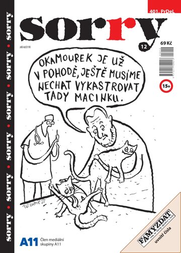 Obálka e-magazínu Sorry 12/2025