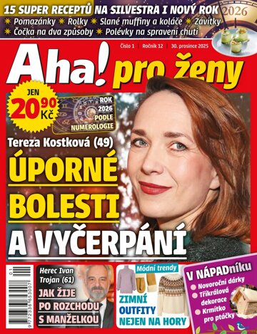 Obálka e-magazínu AHA! pro ženy 1/2026