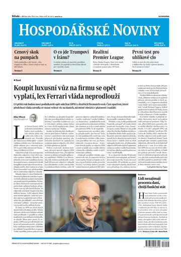 Obálka e-magazínu Hospodářské noviny 044 - 4.3.2026