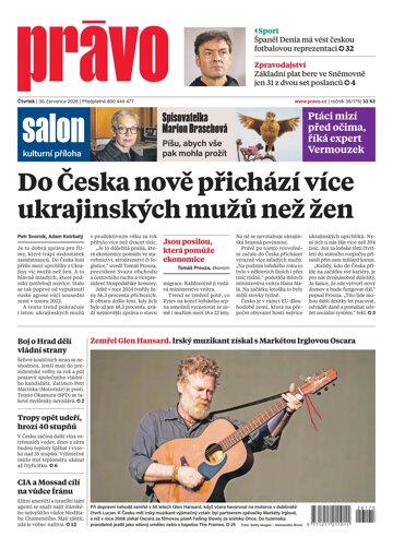 Obálka e-magazínu Deník Právo 30.7.2026