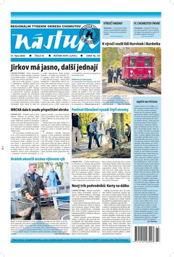 Obálka e-magazínu Nástup 43/2026