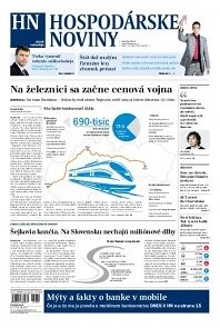 Obálka e-magazínu Hospodárske noviny 13.05.2014