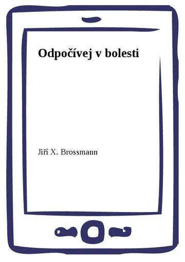 Obálka knihy Odpočívej v bolesti