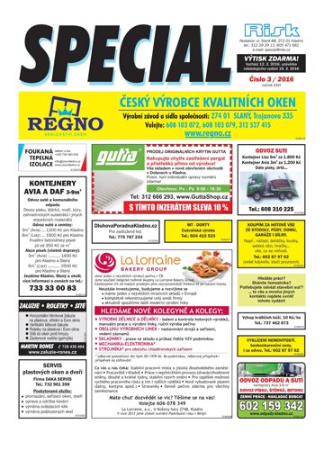Obálka e-magazínu Special 3/2016