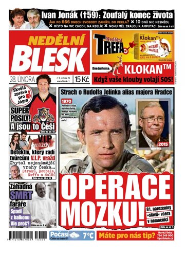 Obálka e-magazínu Nedělní Blesk 28.2.2016