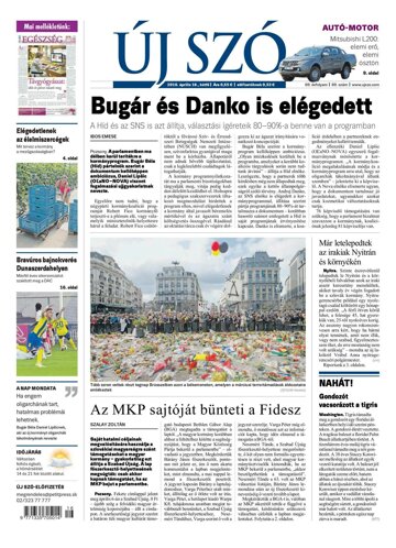 Obálka e-magazínu Új Szó 18.4.2016