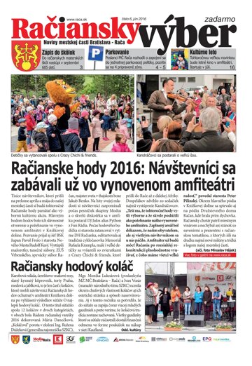 Obálka e-magazínu 6, 2016