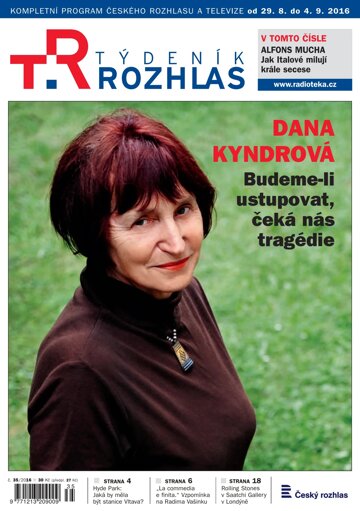 Obálka e-magazínu Týdeník Rozhlas 35/2016