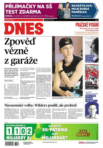 Obálka e-magazínu MF Dnes 16.3.2017