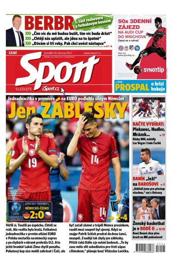 Obálka e-magazínu Sport 19.6.2017